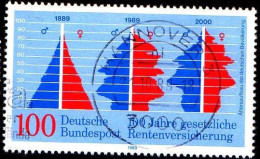 RFA Poste Obl Yv:1258 Mi:1426 Gesetzlische Rentenversicherung (TB Cachet à Date) - Gebraucht