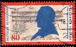 RFA Poste Obl Yv:1257 Mi:1425 Friedrich Silcher Compositeur (Obl.mécanique) - Used Stamps