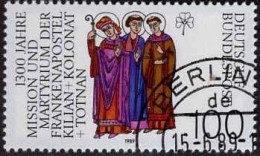 RFA Poste Obl Yv:1256 Mi:1424 Sts Kilian Kolonat & Totnan (TB Cachet à Date) Berlin 15-6-89 - Used Stamps