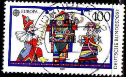 RFA Poste Obl Yv:1250 Mi:1418 Europa Cept Théatre De Marionettes (TB Cachet Rond) - Gebraucht