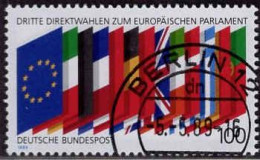 RFA Poste Obl Yv:1248 Mi:1416 3.Direktwahlen Zum Europäischen Parlament (TB Cachet à Date) Berlin 5-5-89 - Oblitérés