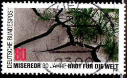 RFA Poste Obl Yv:1236 Mi:1404 Misereor Brot Für Die Welt (TB Cachet Rond) - Used Stamps