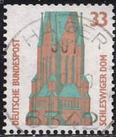 RFA Poste Obl Yv:1231 Mi:1399A Schleswiger Dom (Beau Cachet Rond) - Gebruikt