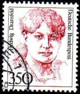 RFA Poste Obl Yv:1225 Mi:1393 Hedwig Dransfeld Politicienne (Beau Cachet Rond) - Usados