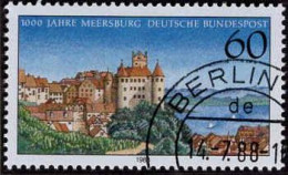 RFA Poste Obl Yv:1208 Mi:1376 Meersburg (TB Cachet à Date) Berlin 14-7-88 - Used Stamps