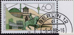 RFA Poste Obl Yv:1201 Mi:1369 Düsseldorf (TB Cachet à Date) Berlin 5-5-88 Bord De Feuille - Used Stamps