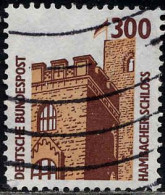 RFA Poste Obl Yv:1180 Mi:1348A Hambacher Schloss (Lign.Ondulées) - Used Stamps