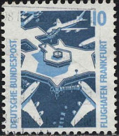 RFA Poste Obl Yv:1179 Mi:1347A Flughafen Frankfurt (beau Cachet Rond) - Oblitérés