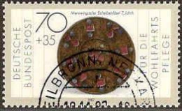 RFA Poste Obl Yv:1173 Mi:1335 Merowingische Scheibenfibel (TB Cachet Rond) - Used Stamps