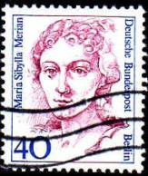 RFA Poste Obl Yv:1163 Mi:1331 Maria Sybylla Merian Peintre (Lign.Ondulées) - Used Stamps