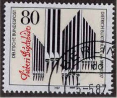 RFA Poste Obl Yv:1155 Mi:1323 Dietrich Buxtehude Compositeur (TB Cachet à Date) Berlin 5-5-87 - Used Stamps