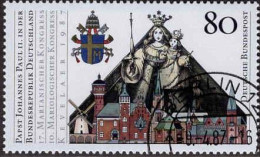 RFA Poste Obl Yv:1152 Mi:1320 Papst Johannes Paul II Statue De La Vierge (TB Cachet à Date) Berlin 8-4-87 - Oblitérés