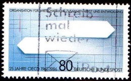 RFA Poste Obl Yv:1126 Mi:1294 OECD (Belle Obl.mécanique) - Gebraucht