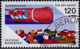 RFA Poste Obl Yv:1102 Mi:1270 Für Den Sport Bob Weltmeisterschaft (TB Cachet Rond) - Used Stamps