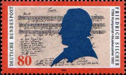 RFA Poste N** Yv:1257 Mi:1425 Friedrich Silcher Compositeur - Unused Stamps