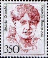 RFA Poste N** Yv:1225 Mi:1393 Hedwig Dransfeld Politicienne - Unused Stamps