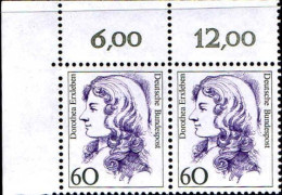 RFA Poste N** Yv:1164 Mi:1332 Dorothea Erxleben Medecin Paire - Unused Stamps