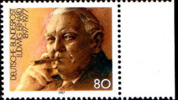 RFA Poste N** Yv:1140 Mi:1308 Ludwig Erhard Chancelier (Bord De Feuille) - Unused Stamps