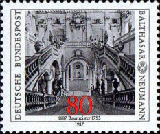 RFA Poste N** Yv:1139 Mi:1307 Balthasar Neumann Baumeister - Unused Stamps