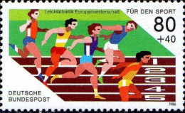 RFA Poste N** Yv:1101 Mi:1269 Für Den Sport Leichtathletik Europameistaerschaft - Neufs