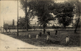 CPA Henrichemont Cher, Place Du Jeu De Paume - Autres & Non Classés
