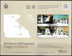 S. Marino 2013 UNESCO Viaggio In Italia Annullo 1° Giorno - Blocks & Sheetlets