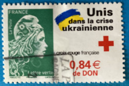 France 2022  : Solidarité Avec L'Ukraine N° 5594 Oblitéré - Usati