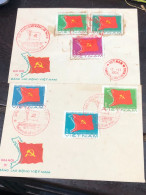 South VIETNAM ENVELOPE F.D.C-12/11/1976(SOUTH NAMVIET ) 2pcs Good Quality - Vietnam