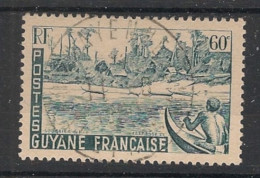 GUYANE - 1947 - N°YT. 204 - Maroni 60c - Oblitéré / Used - Usados