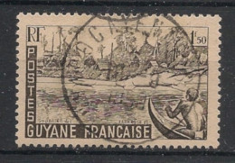 GUYANE - 1947 - N°YT. 206 - Maroni 1f50 - Oblitéré / Used - Usados