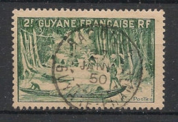 GUYANE - 1947 - N°YT. 207 - Oyapok 2f - Oblitéré / Used - Used Stamps