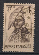 GUYANE - 1947 - N°YT. 210 - Guyanaise 4f - Oblitéré / Used - Used Stamps
