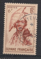 GUYANE - 1947 - N°YT. 212 - Guyanaise 6f - Oblitéré / Used - Oblitérés