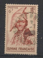 GUYANE - 1947 - N°YT. 212 - Guyanaise 6f - Oblitéré / Used - Usados