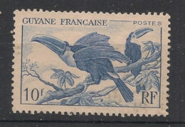 GUYANE - 1947 - N°YT. 213 - Toucan 10f - Oblitéré / Used - Usados