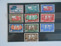 NOUVELLE-CALEDONIE YT 180/189 TYPES DE 1928/38* - Ungebraucht