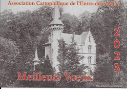 Bourses & Salons De Collections  Floirac Meilleurs Voeux 2023 Chateau Castel Floirac Gironde - Beursen Voor Verzamellars