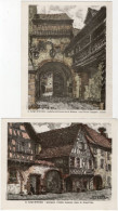 68. Gf. RIQUEWIHR. Par Jean Rigaud. 2 Cartes 1 & 5 - Riquewihr