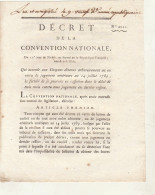 DECRET DE LA CONVENTION NATIONALE An II Justice Pourvoit En Cassation - Décrets & Lois