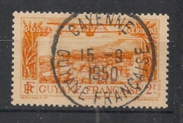 GUYANE - 1933 - Poste Aérienne PA N°YT. 14 - Avion 2f Orange - Oblitéré / Used - Used Stamps