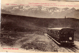 Superbagneres Luchon Arrivée D'un Train Au Sommet - Superbagneres