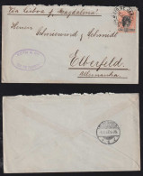 Brazil Brasil 1897 Cover 1x 200R Madrugada RIO DE JANEIRO X ELBERFELD Germany - Lettres & Documents