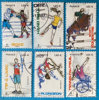 France 2022  : Sport, Couleur Passion N° 5588 à 5593 Oblitéré - Used Stamps