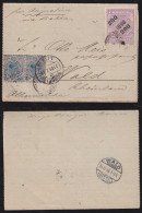 Brazil Brasil 1898 Lettercard MANAOS AMAZOMAS X WALD Germany Via Lisboa - Cartas & Documentos