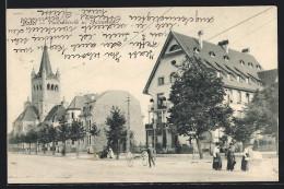 AK Basel, Pauluskirche Und Spalenring  - Bazel