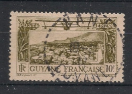 GUYANE - 1933 - Poste Aérienne PA N°YT. 17 - Avion 10f Gris-olive - Oblitéré  / Used - Used Stamps