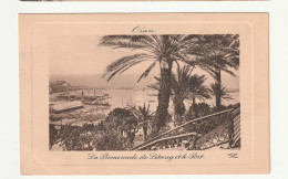 Algérie . Oran .  La Promenade De Létang Et Le Port - Oran