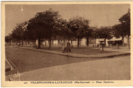 Villefranche De Lauraguais Place Gambetta - Andere & Zonder Classificatie