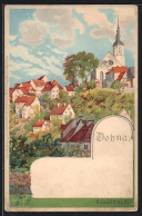 Künstler-AK Meissner & Buch (M&B) Nr. 5: Dohna, Ortspartie Mit Kirche  - Other & Unclassified