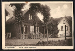 AK Hamburg-Finkenwerder, Gorch Fock`s Geburtshaus  - Finkenwerder